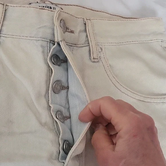 Forever 21 Denim Mini Skirt - Picture 4 of 7